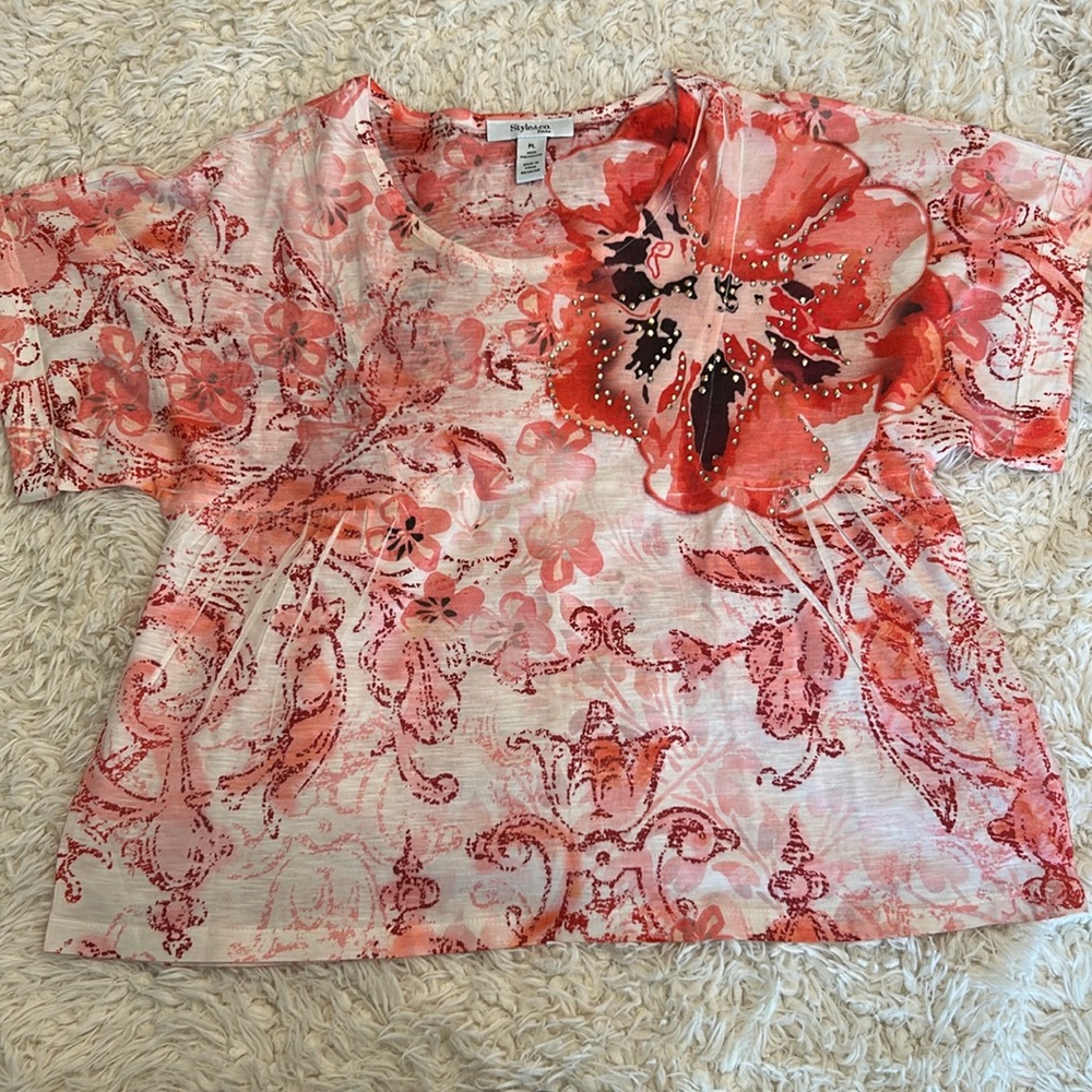Style & Co short sleeve Blouse
